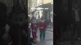 Mickey Santa and grinch #everyone #viralvideo #viralshorts #fyp #highlights #christmas