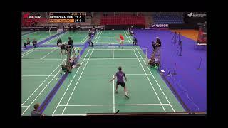 2022 Danish National Badminton Championship U19 MS final - highlights 