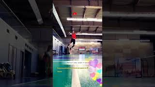 Perfect jump smash #badmintonnews #badmintonseagames #jumpsmash