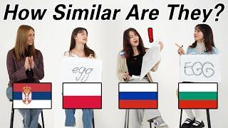 Bulgarian vs Serbian l Which language is easier For Slavic Language Speakers??