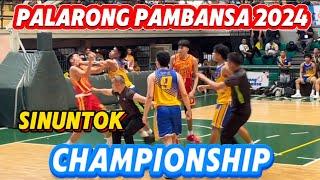 Nagkainitan sa Championship NCR VS. REGION 3 CENTRAL LUZON PALARONG PAMBANSA 2024