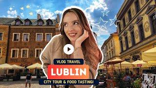 Lublin Vlog - Food Tasting City Tour 4k - Interesting Facts & HOW FOREIGNER SEES POLAND | Aleyna