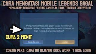 Cara Atasi Mobile Legends Stuck di loading Pengunduhan Resource Gagal