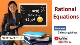 Review of Rational Equations