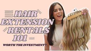 Hair Extension Rentals 101 | where to start + how to price them