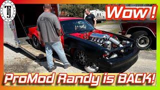 ProMod Randy’s car is back together!! Teamwork… Long Hours…. Great Friends…..