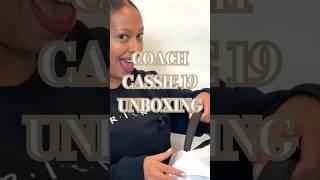 Coach Cassie 19 Unboxing: Is This Coach Bag in Your Coach Collection? #coach #luxury #youtubeshorts