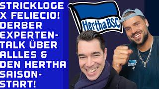 Strickloge X Feliecio. Derber Expertentalk über alle wichtigen Themen. Auch ein bisschen Hertha-Talk