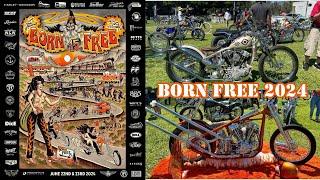 【ハーレー】Born Free 2024!! Invited Builder’s Bike!/ボーンフリー15 ビルダーズ バイク紹介します！