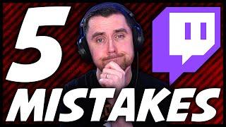 5 Mistakes Streamers Make: Avoid These If You Want To Grow On Twitch!