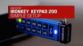 Tutorial sobre Kingston® IronKey™ Keypad 200