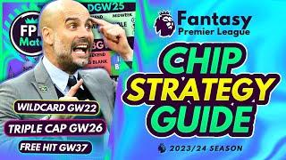 THE ULTIMATE FPL CHIP STRATEGY GUIDE! | GW22-38 Free Hit, Wildcard, Bench Boost Explained 2023/24