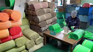 Process of Mass Producing Plastic Outdoor Broom. Korea's Satisfactory Extrusion Process