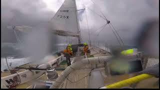 "Sailing/SURVIVE" in 70 knots of wind