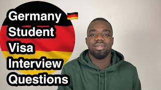 How To Answer Germany Student Visa Interview Questions