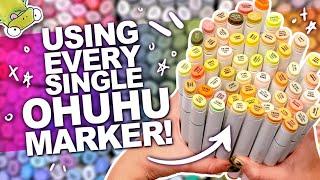 USING EVERY SINGLE OHUHU MARKER?!!! [in one illustration!?]