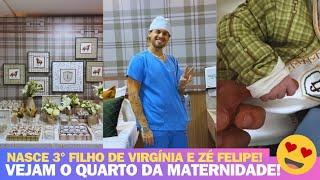 JOSÉ LEONARDO NASCEU!! VIRGÍNIA FAZ TOUR PELO QUARTO DA MATERNIDADE!