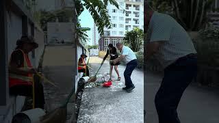 Help the bullied cleaning lady [KINDNESS MAN] #kindness #respect #goodman #happy #humanities