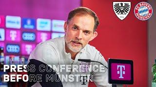 Press conference ahead of Preußen Münster vs. FC Bayern | DFB-Pokal | 