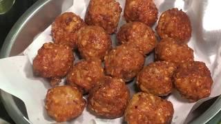 Fried meatballs 炸肉丸子