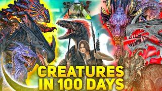 I had 100 Days to tame every Creature on ARK RAGNAROK (Days 1-50)