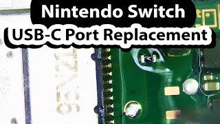 Nintendo Switch USB-C Charging Port Connector Replacement