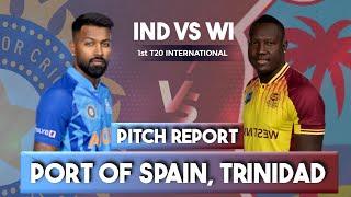 Port Of Spain Trinidad Cricket Stadium | Trinidad Pitch Report | India vs West Indies 1st T20