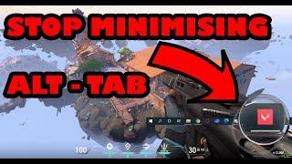 Stop Full screen Games From Minimising 2020 ! When using 2 monitors or alt tab !!