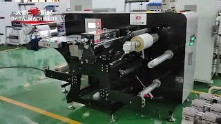 DBGFQ-370 High Speed Plastic Film Slitting Rewinding Machine With Slip Shaft