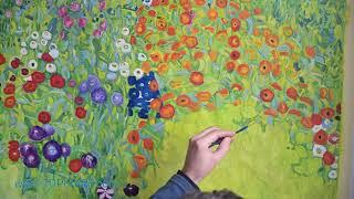 Flower Garden | Gustav Klimt | Fine Art Reproduction Oil Painting