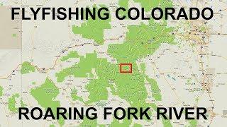 Fishing near Aspen, CO.   Roaring Fork River