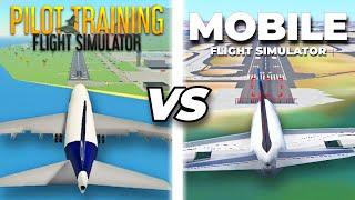 How Does PTFS COMPARE to a Mobile Flight Simulator?