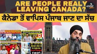 Are People Realy Leaving Canada & coming back to Punjab? | MrSinghStation #reversemigration