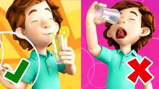 Der RICHTIGE Weg, einen Smoothie zu trinken! | Die Fixies | Animation für Kinder