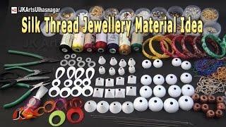 Silk Thread Jewelry Material and Tools Idea  | JK Arts 974