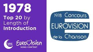 All Eurovision 1978 Song Intros Sorted by Length