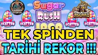 SUGAR RUSH 1000X OYUN REKOORU ! SLOT OYUNLARI sweet bonanza 1000 yeni oyun big bass bonanza splash