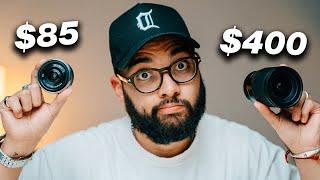 Best CHEAP Sony Lens for Video! (Sony 16mm vs. Sigma 16mm)