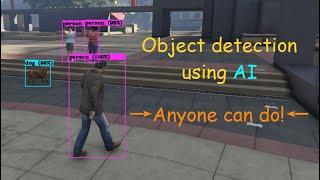 Real time object detection using AI