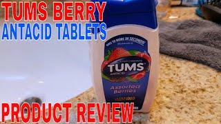   How To use TUMS Berry Antacid Tablets Review 