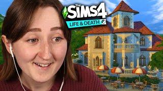 i tried building a restaurant with The Sims 4: Life & Death