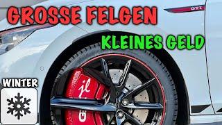 VW Golf 8 GTI - Winterreifen und Felgen #volkswagen