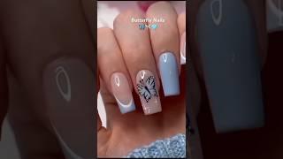 Butterfly  nail  Geli potion.com #diy #nailartdesigns #nailartdesigns #shortvideo