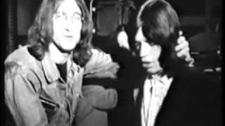 John Lennon e Mick Jagger