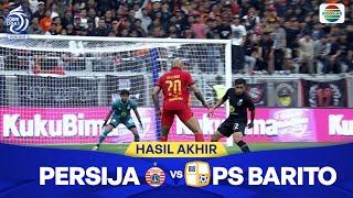 Hasil Akhir Pertandingan - Persija Jakarta vs PS Barito Putera | BRI Liga 1 2024/25