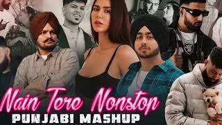 Nonstop Punjabi Mashup 2024 | Shubh ft. Sonam Bajwa | Nain Tere Chain Mere Jukebox