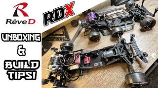 ReveD RDX RC Drift Car Unboxing and Build Tips #rcdrift #drifting