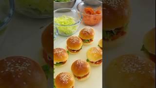 Homemade Mini Burger Recipe  How To Make Mini Burger #food #yummy