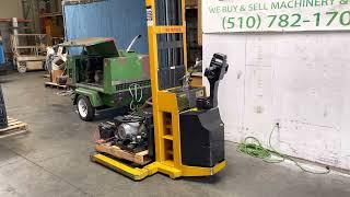 Big Joe Walkie Stacker 2000 lbs Walk Behind Forklift Fork Lift Truck PDI 24-T12