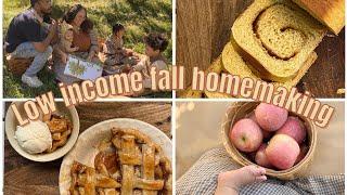 Fall Low income family of five / Homemaking When it doesn't feel like fall